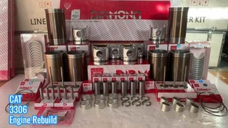 Pièces d'excavatrice de kit de révision de moteur CAT 3306