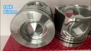 Pièces de moteur du piston 0450-1382 D6E d'excavatrice