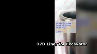 EC290B Ekskavatör için D7D D7E Silindir Gömleği